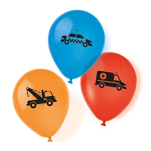 Product Image for Køretøjstema - Balloner 6 stk