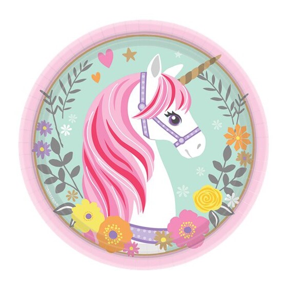 Product Image for Magical Unicorn - Tallerkener 18 cm 8 stk