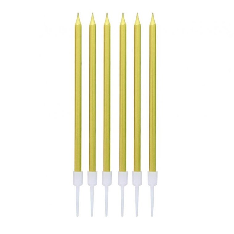 Product Image for Kagelys - Guldmetallic 6 stk