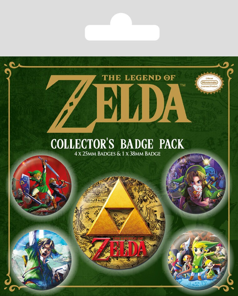 Product Image for Zelda - Klassiske Badges 5 stk