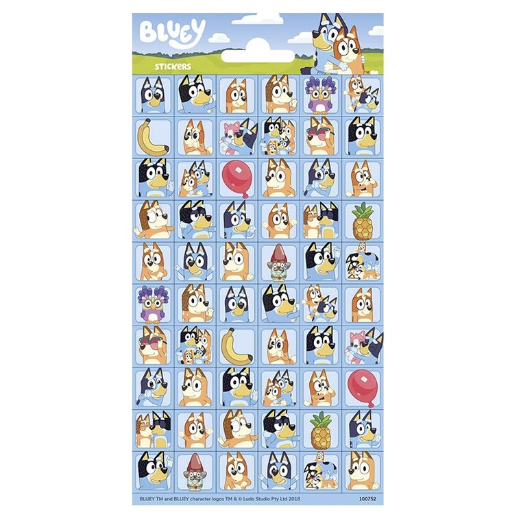 Product Image for Bluey - Klistermærker 60-pakke