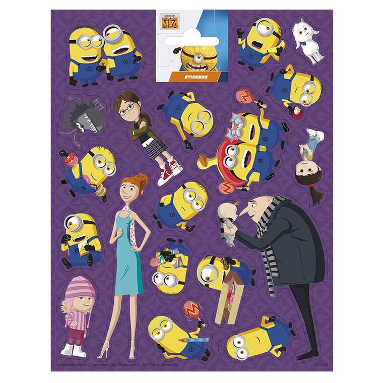 Product Image for Minionerne - Klistermærker 19-pakke