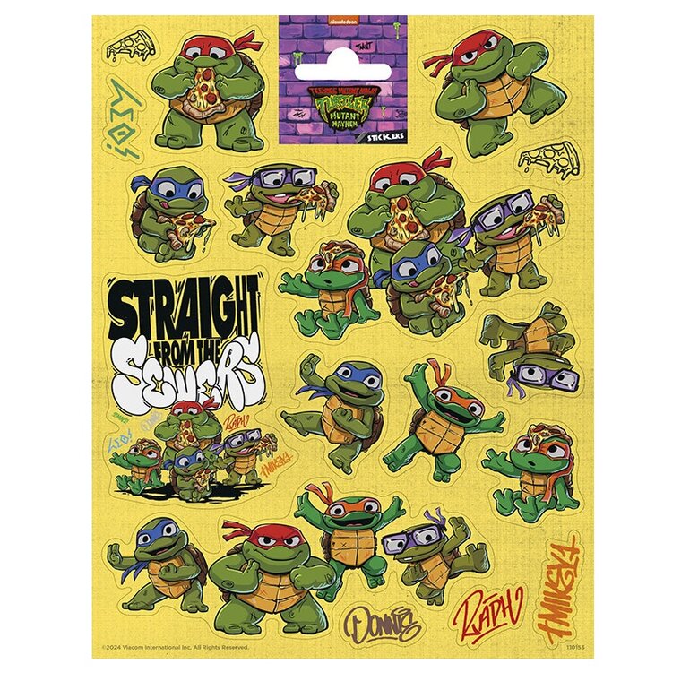 Product Image for Ninja Turtles - Klistermærker 18 stk
