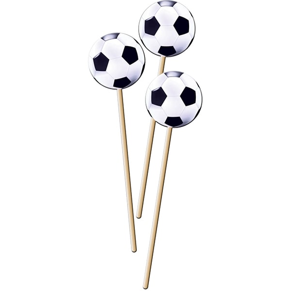 Product Image for Partypicks med fodbolde 8 stk.