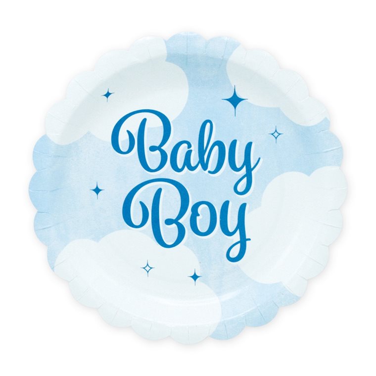 Product Image for Baby Boy Tallerkner 8 stk