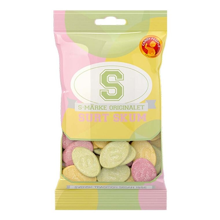 Product Image for S-märken, Surt skumslik 70 gram