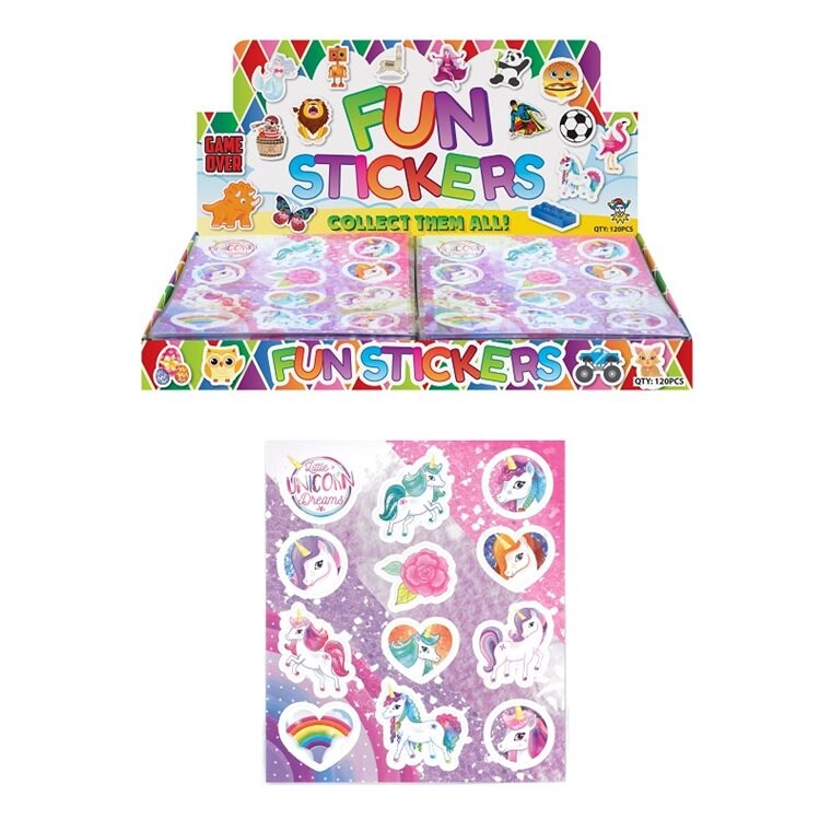 Product Image for Enhjørning - Klistermærker 12 stk