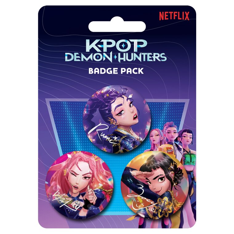 Product Image for K-Pop Demon Hunters Badges 3 stk