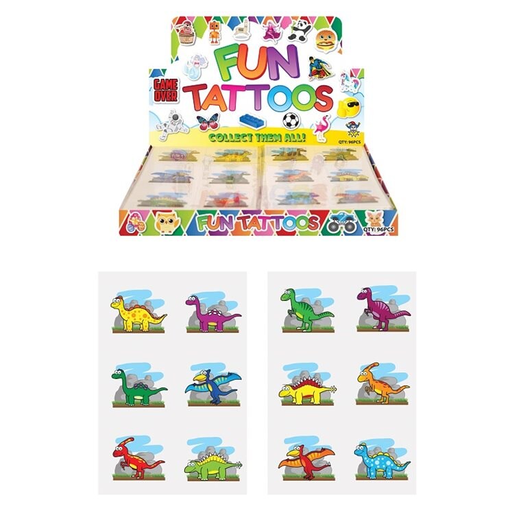 Product Image for Dinosaur - Tatoveringer 6 stk