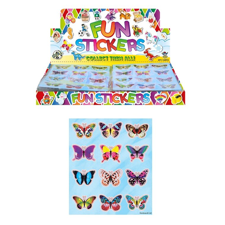 Product Image for Sommerfugle klistermærker 12 stk