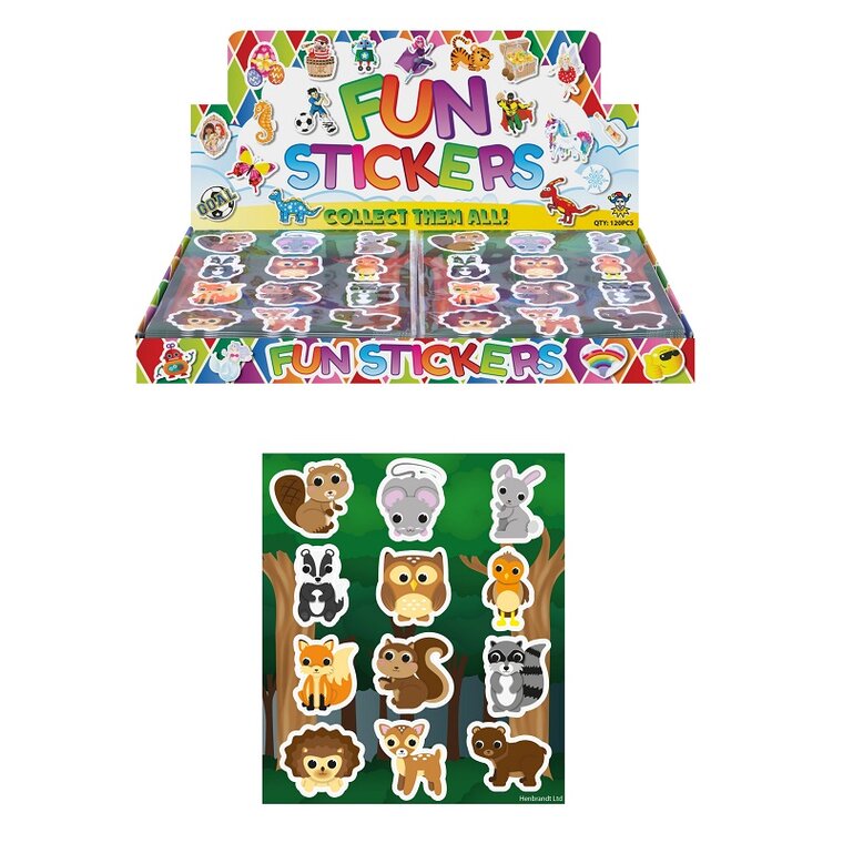 Product Image for Skovdyr klistermærker 12 stk