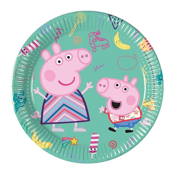 Product Image for Gurli Gris - Paptallerkener 8 stk (20 cm)