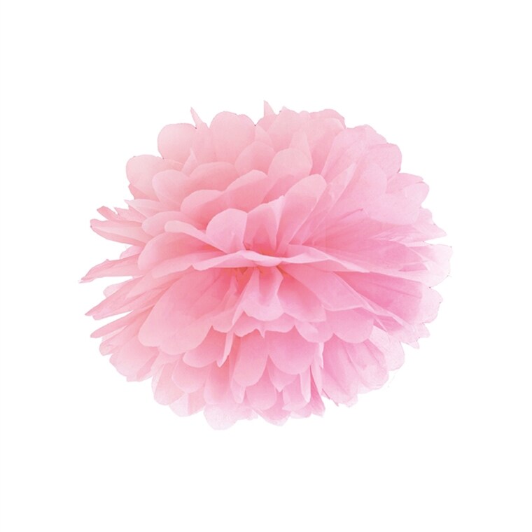 Product Image for Lyserød pom pom-bold, 25 cm
