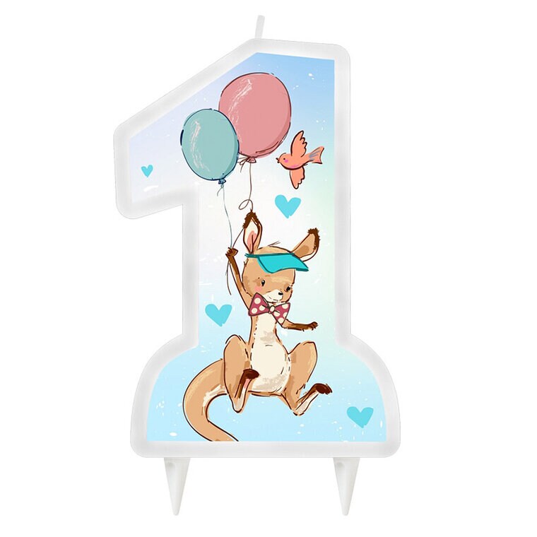 Product Image for Kagelys 1-års fødselsdag Kænguru