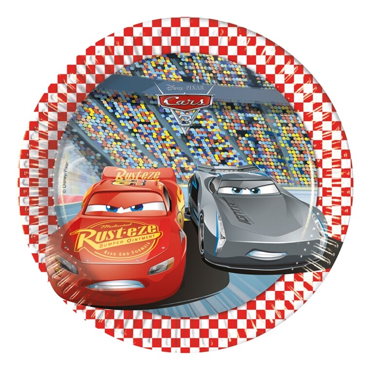 Product Image for Cars 3 - Tallerkener 20 cm 8 stk