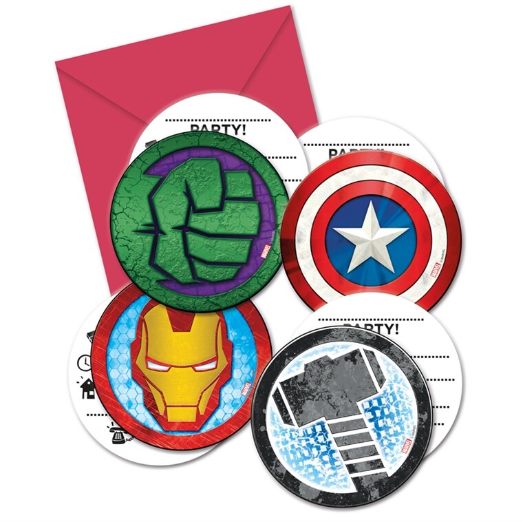 Product Image for Mighty Avengers - Invitationer 6 stk