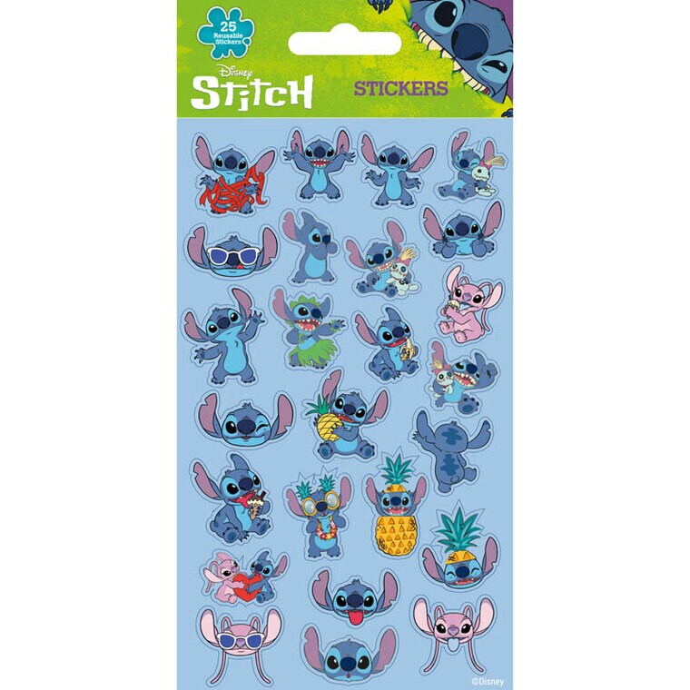 Product Image for Stitch & Angel Klistermærker 25 stk