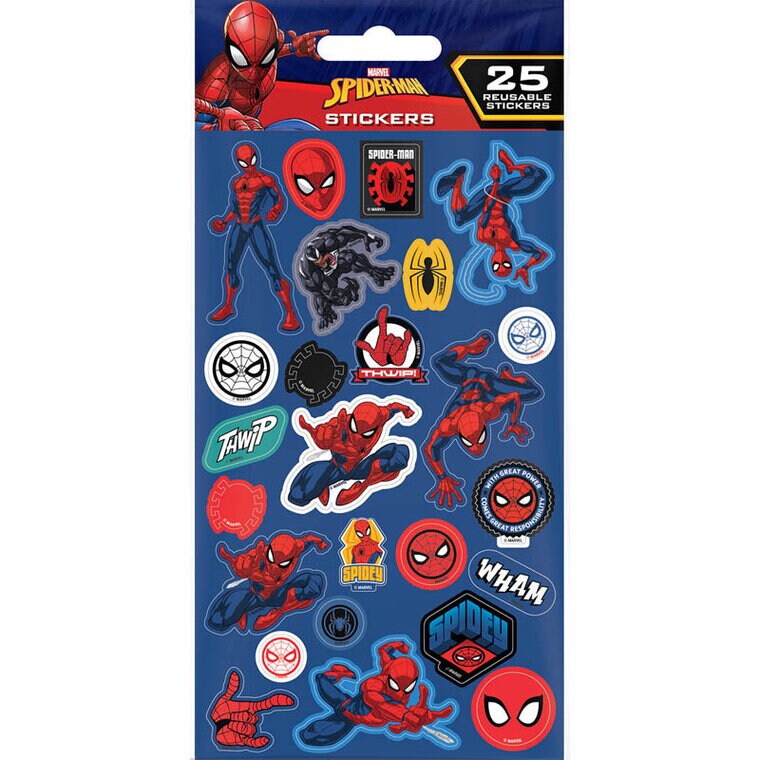 Product Image for Spiderman Klistermærker 25 stk