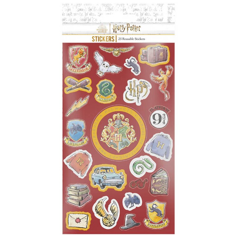 Product Image for Harry Potter Klistermærker Hogwarts 25 stk