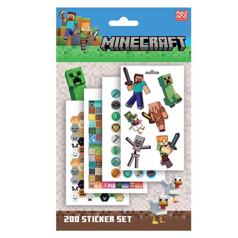Product Image for Minecraft Klistermærker 200 stk