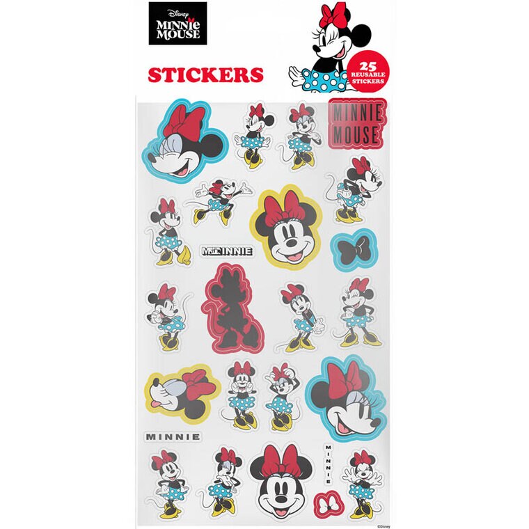 Product Image for Minnie Mouse Klistermærker 25 stk