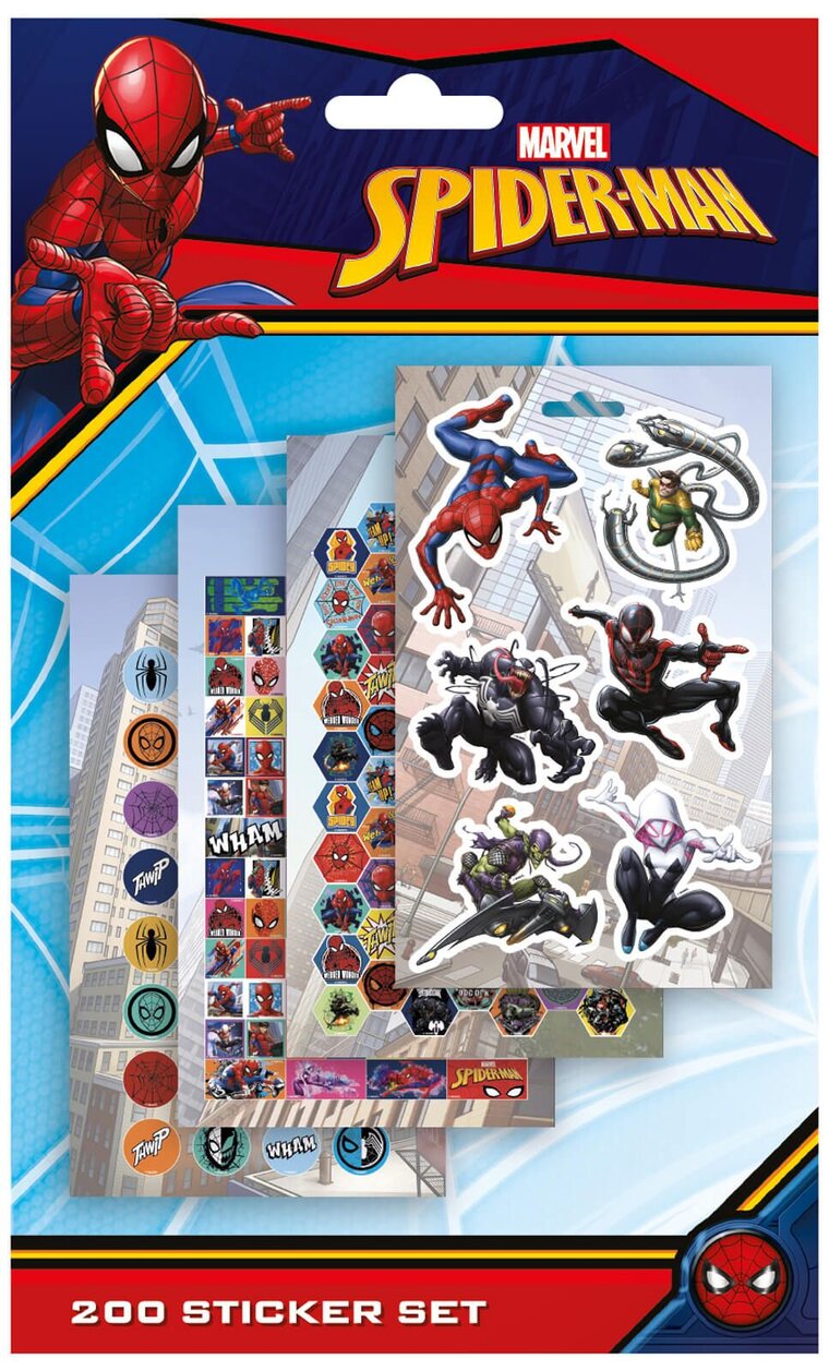 Product Image for Spiderman Klistermærker 200 stk