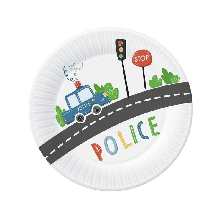 Product Image for Politi - Tallerkener, 18 cm 6 stk
