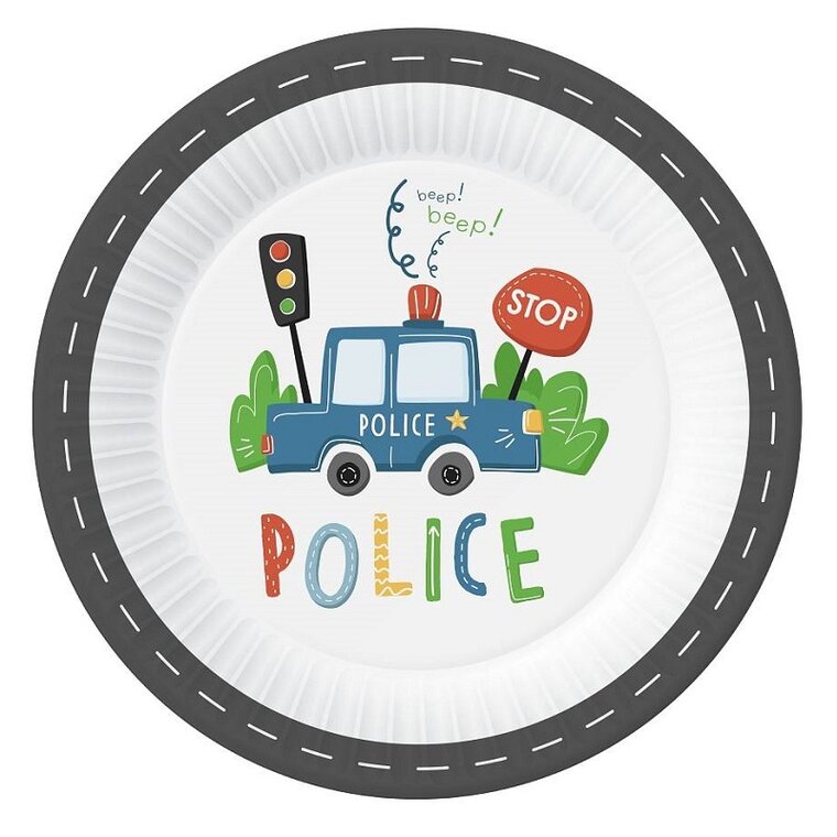 Product Image for Politi - Tallerkener 6 stk