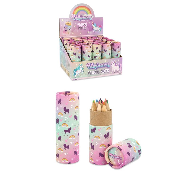 Product Image for Enhjørning farveblyanter i hylster