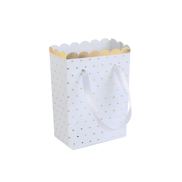 Product Image for Små Gaveposer - Hvide &amp; Guld 6 stk