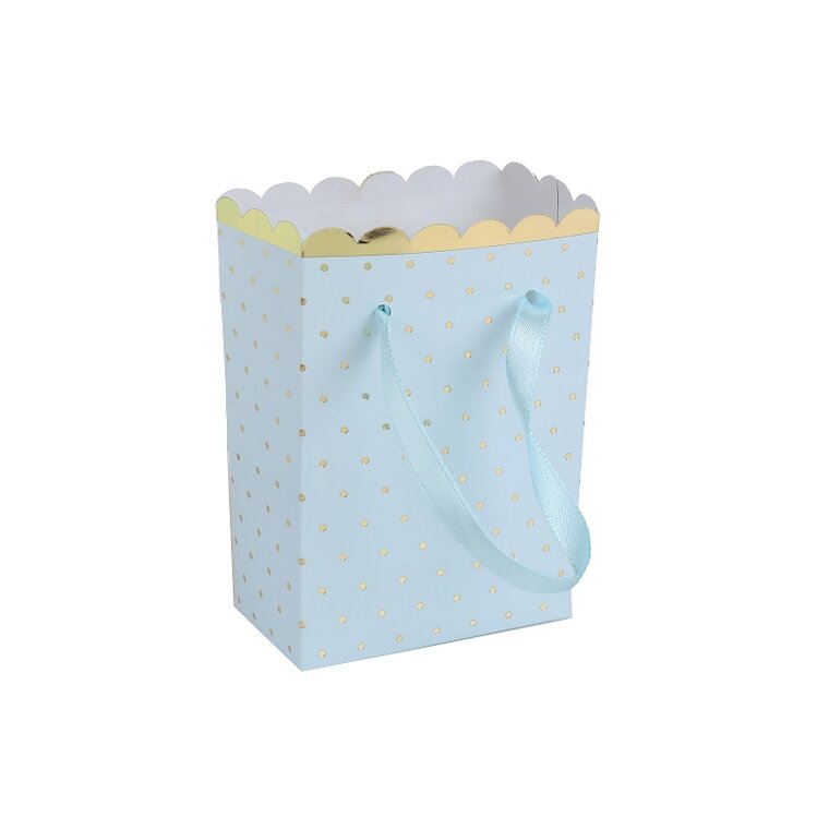 Product Image for Små Gaveposer - Lyseblå &amp; Guld 6 stk