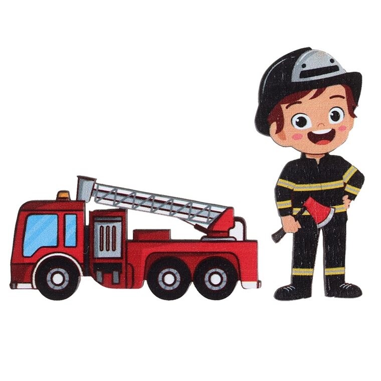 Product Image for Brandbil Luksuriøs konfetti i træ