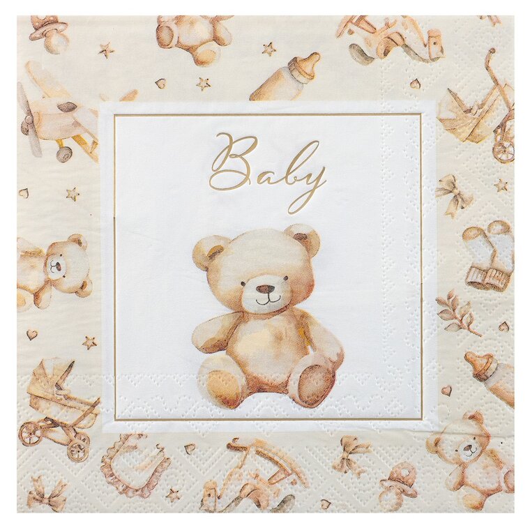 Product Image for Little Teddy Babyshower Servietter 12 stk