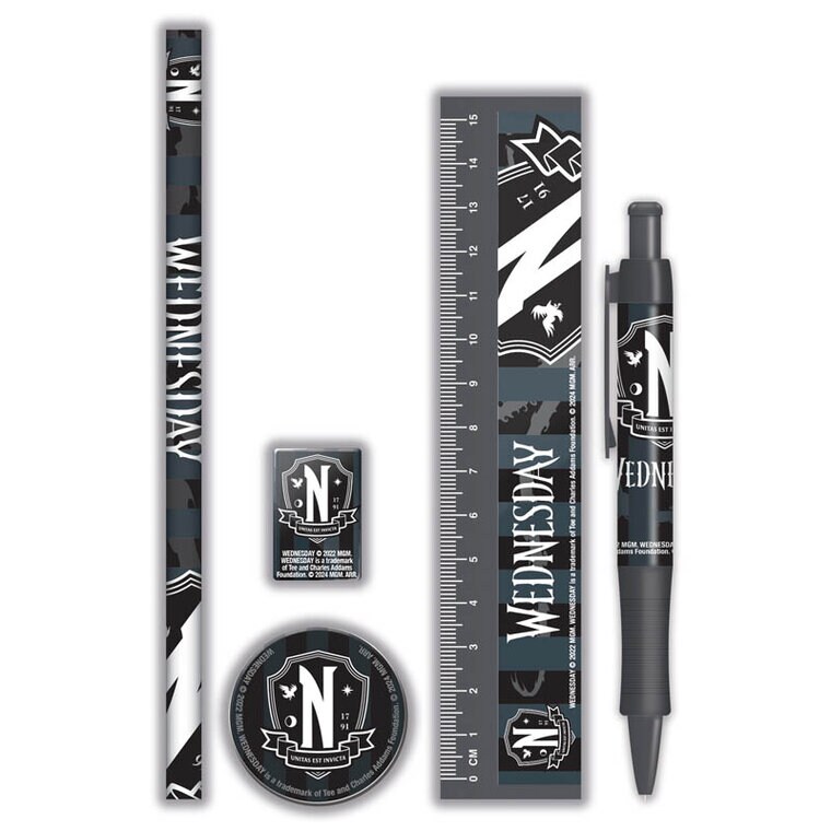 Product Image for Wednesday Skolesæt med 5 dele