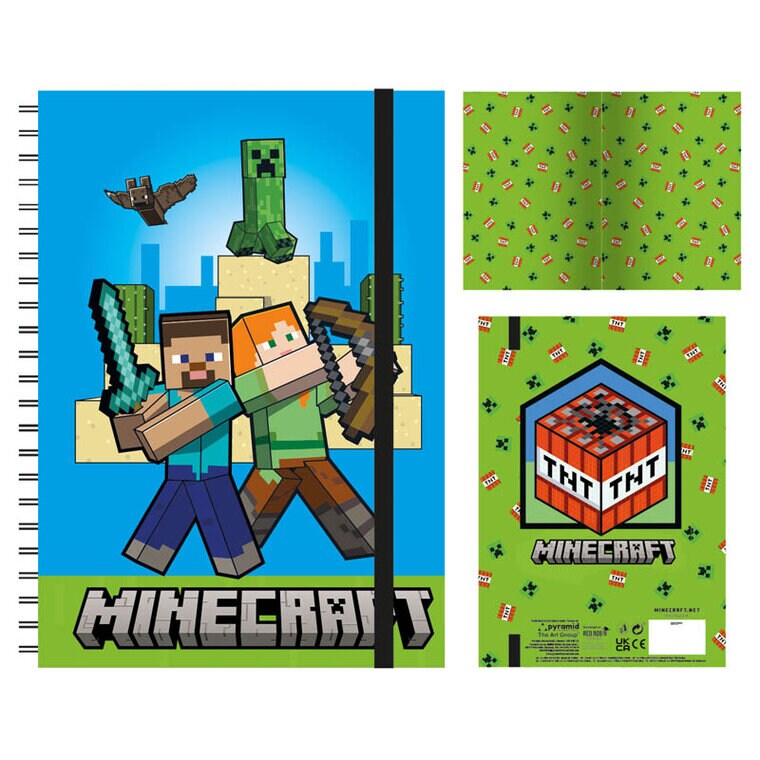 Product Image for Minecraft Notesbog A5