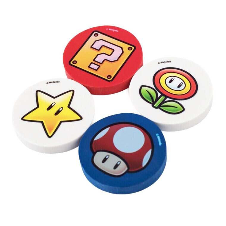 Product Image for Super Mario Viskelædere 4 stk