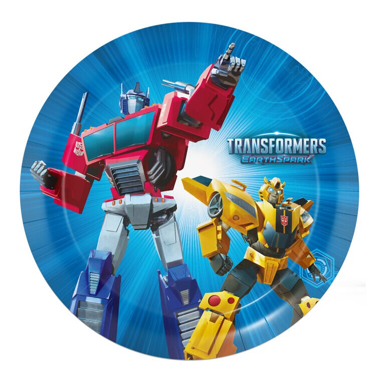 Product Image for Transformers - Paptallerkener 8 stk (18 cm)