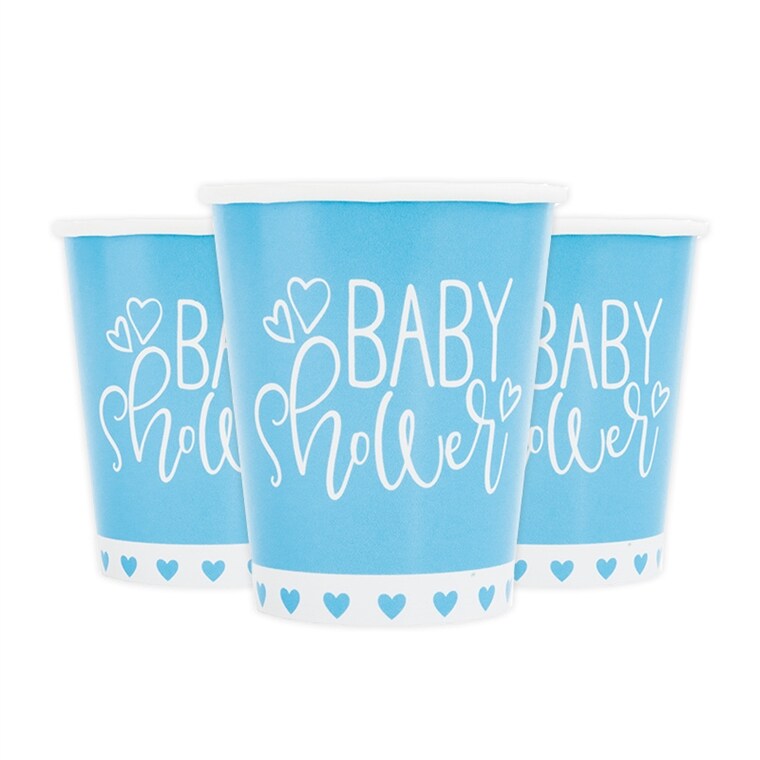 Product Image for Blue Heart Babyshower - Papkrus 8 stk