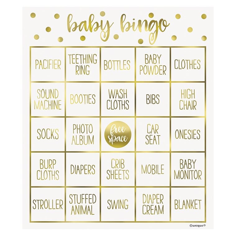Product Image for Babyshower Bingospil