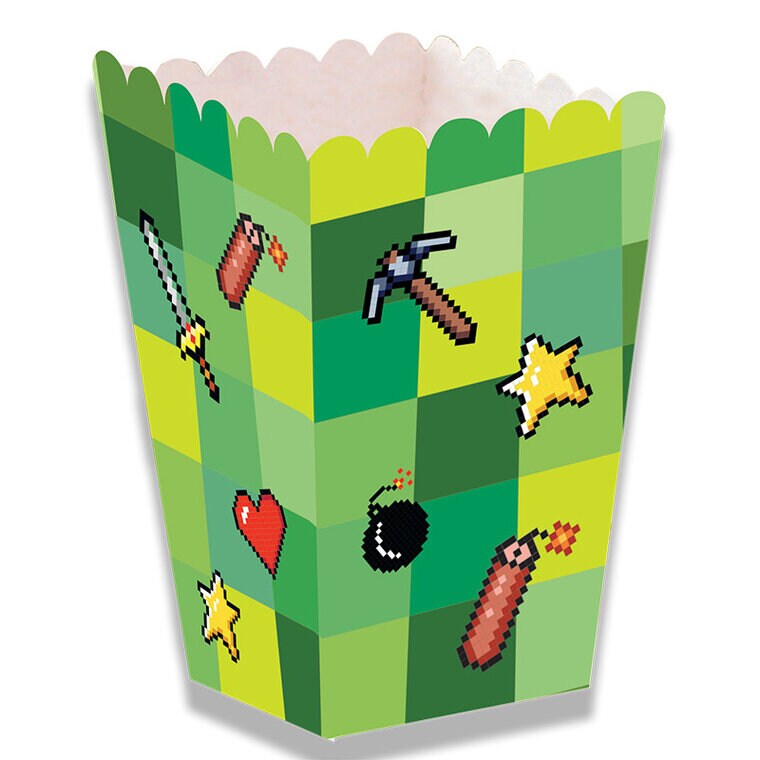 Product Image for Pixel Popcornboks 12 x 5 cm