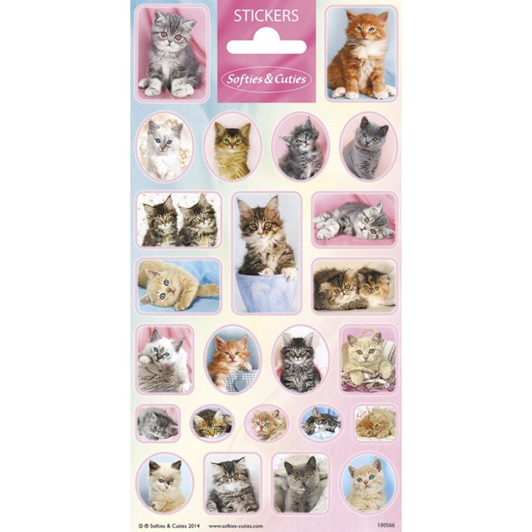 Product Image for Klistermærker med søde killinger