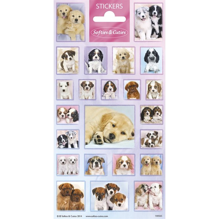 Product Image for Klistermærker med søde hundehvalpe