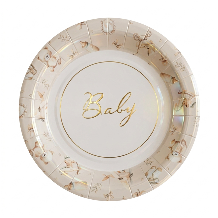 Product Image for Little Teddy Babyshower Tallerkener 6 stk