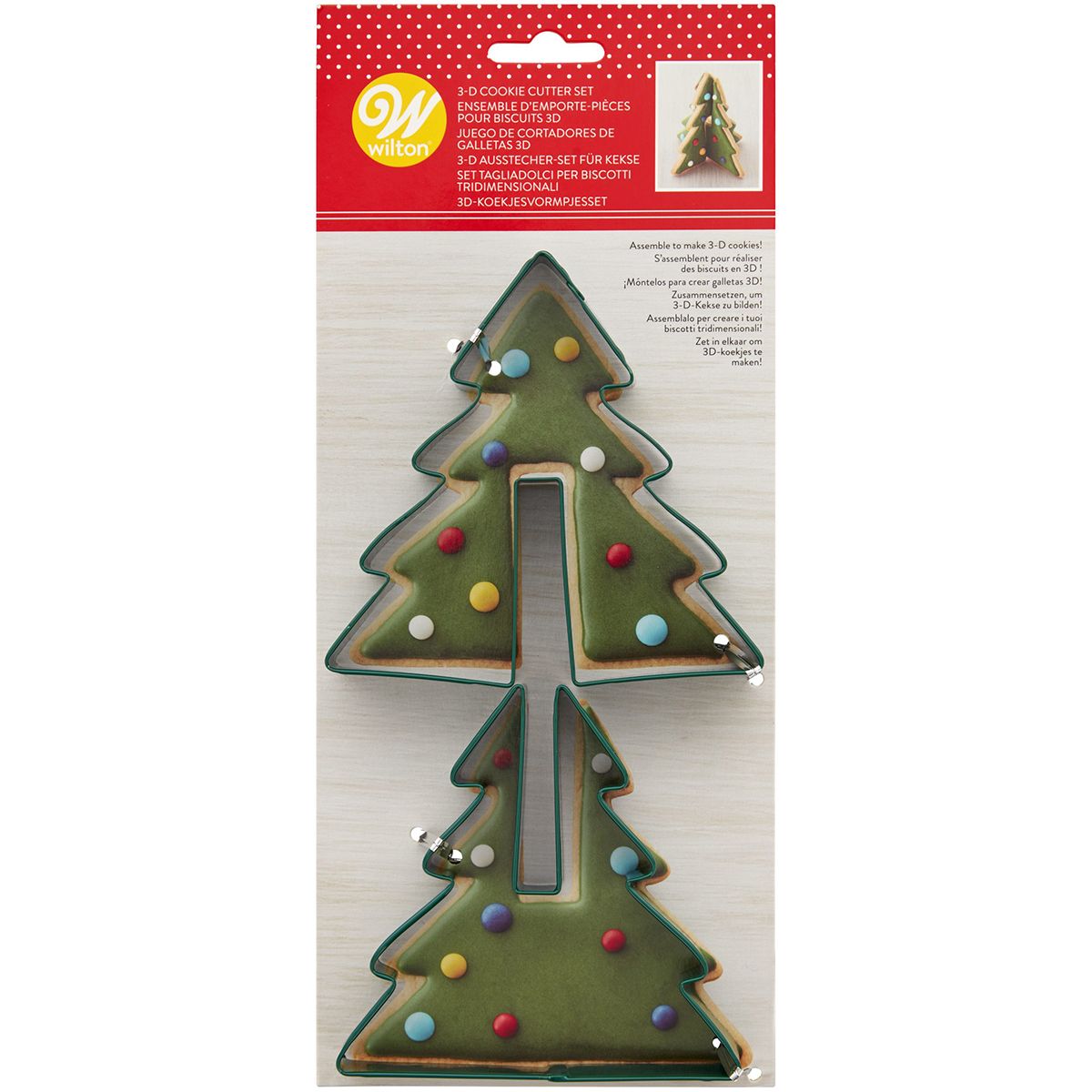 Wilton - Udstikker Set - 3D juletræ
