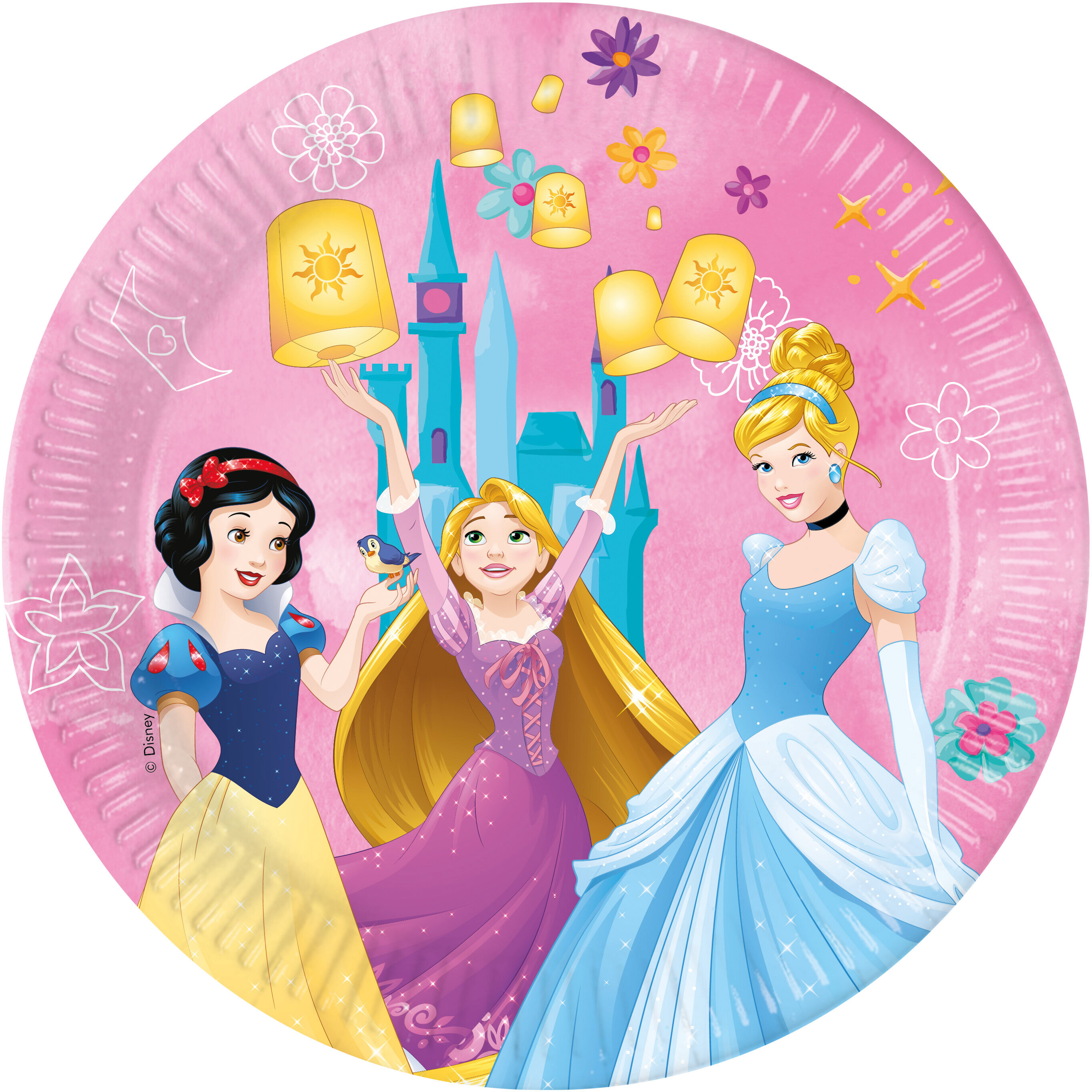 Disney Prinsesser - Tallerkner 8 stk 