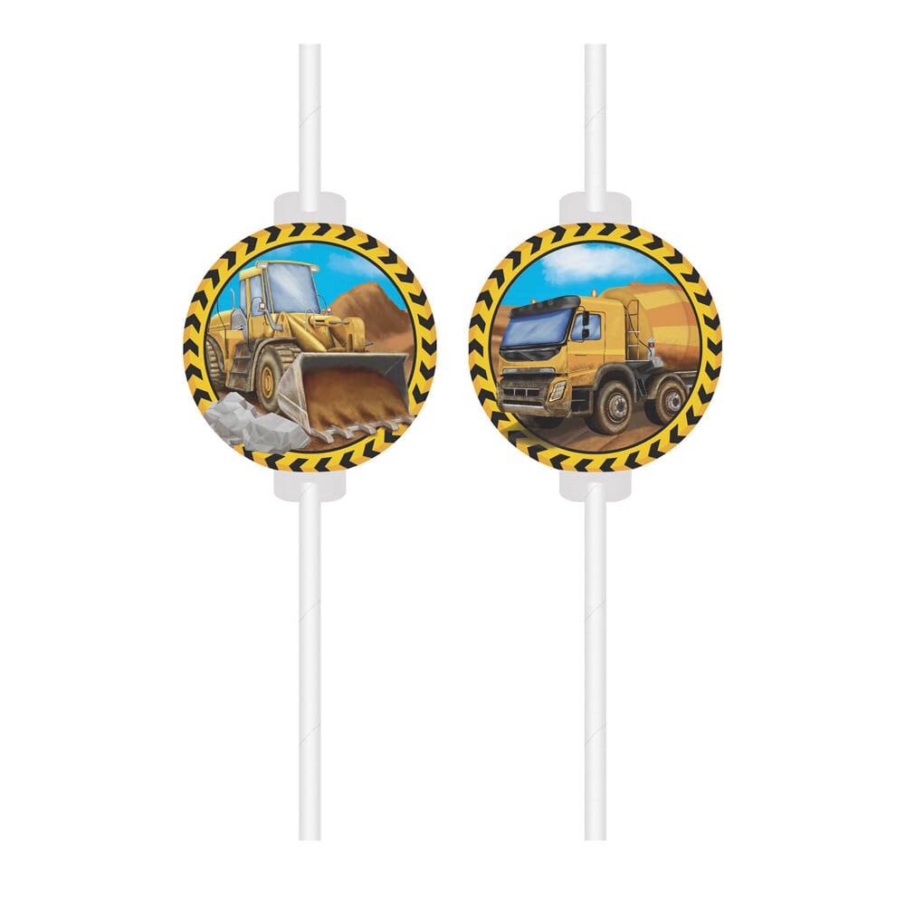 Byggeplads - Papsugerør 4 stk