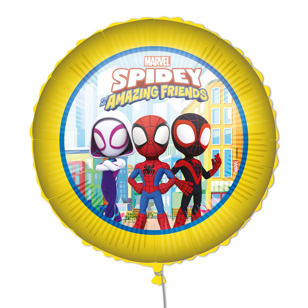Spidey - Folieballon med ballonvægt
