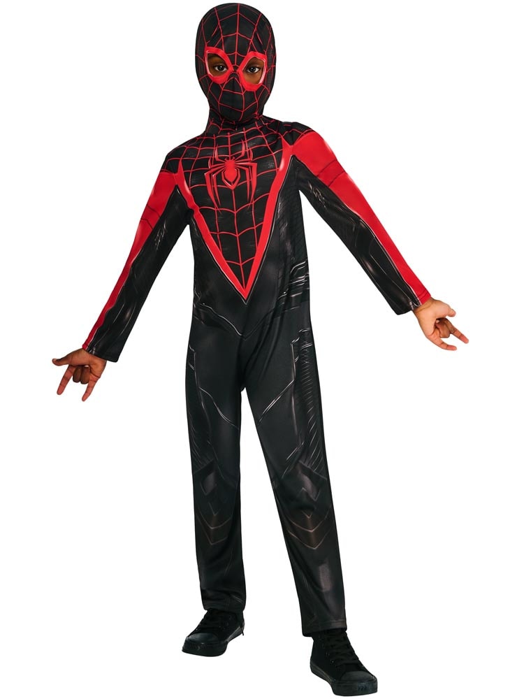 Spiderman Miles Morales Kostume 5-6 år