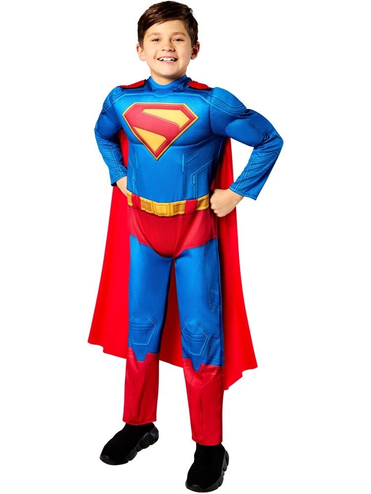 Superman Kostume Deluxe Barn 9-10 år