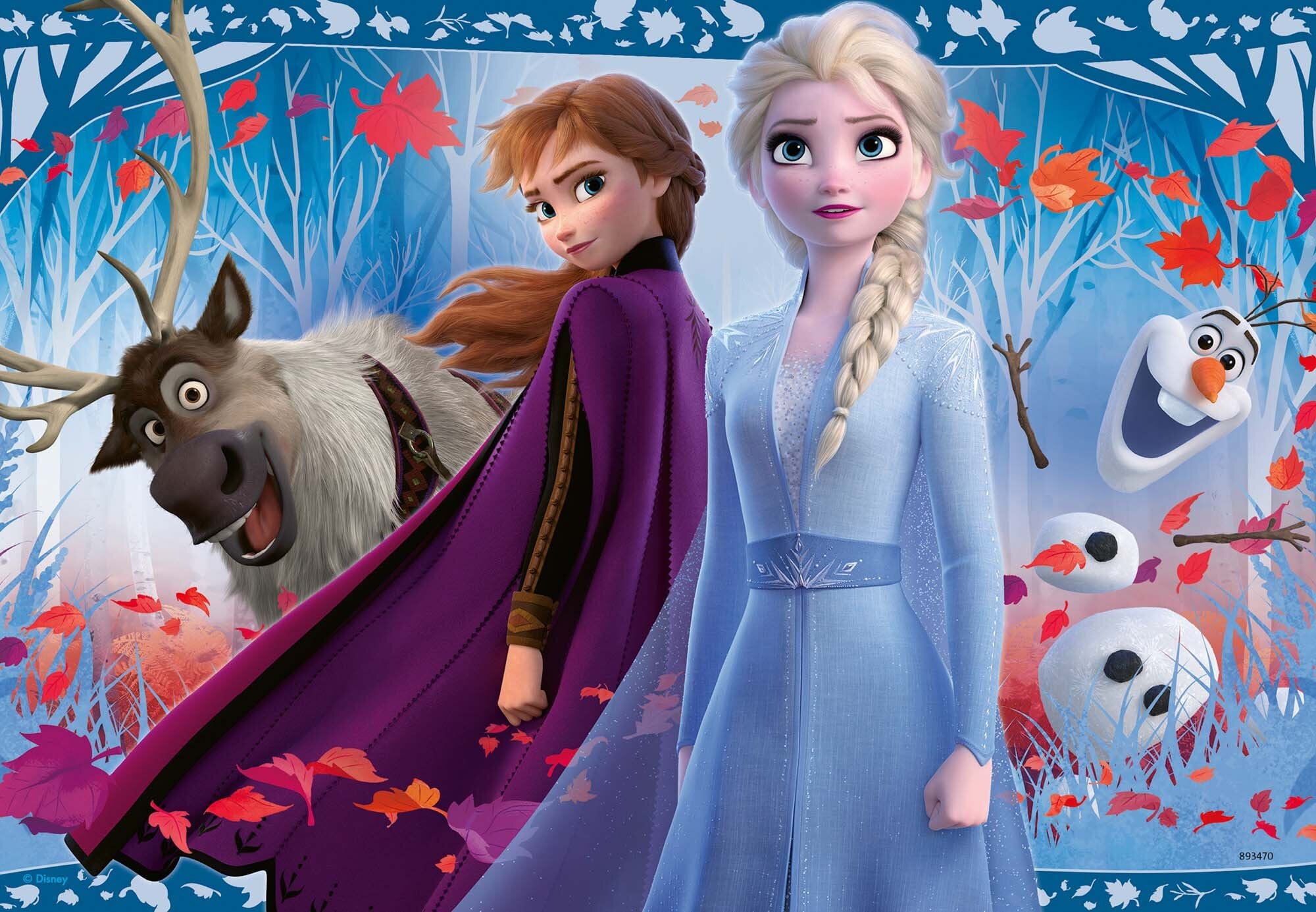 Ravensburger Puslespil, Disney - Frozen 2x12 brikker